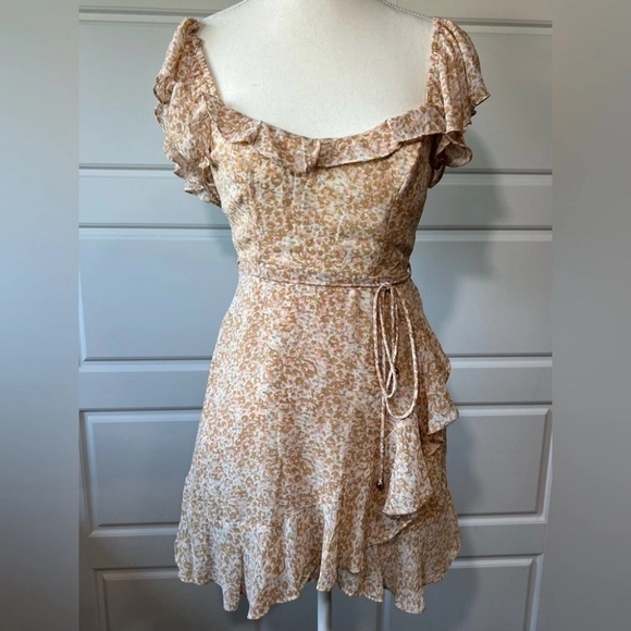 Floral Ruffle Dress - Picture 1 of 4